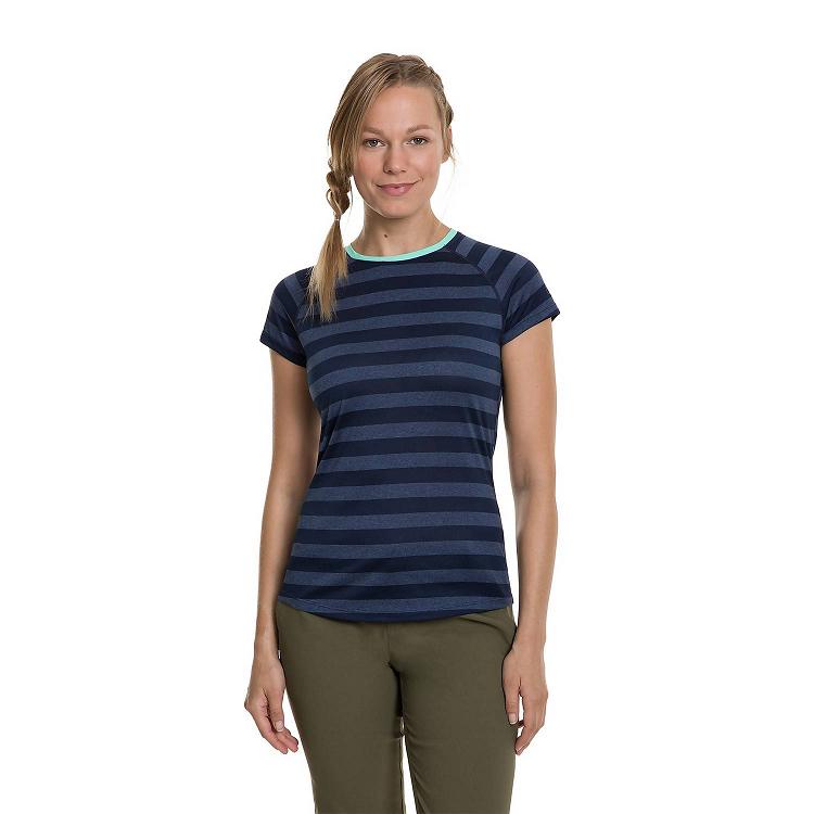 Dámska Baselayer Berghaus Stripe Tech Tmavo Modre Slovensko 5197CUDNR